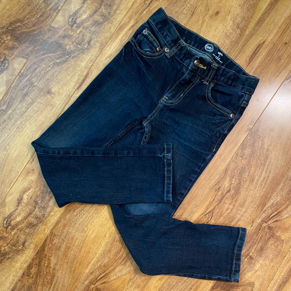 Dark Wash Slim Jeans (7)
